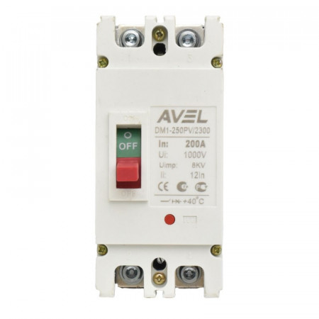 Intrerupator de circuit solar MCCB 2P-200A / 1000V DC - Img 3