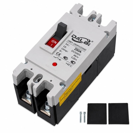 Intrerupator MCCB DC 2P 250A 500V pentru Panouri Fotovoltaice - Img 3