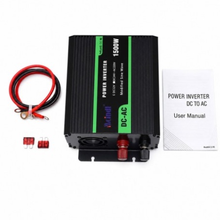 Invertor de Tensiune 1500W, 12V la 220V, Undă Sinusoidală Modificată, USB - Img 3