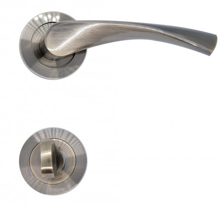 Manere ergonomic usa toaleta cu buton blocare