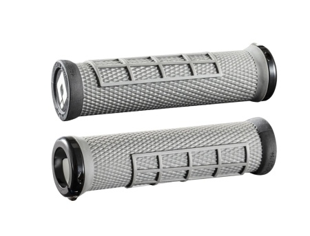 ODI Elite Flow Lock-on, riduri transversale si longitudinale, design ergonomic, gri