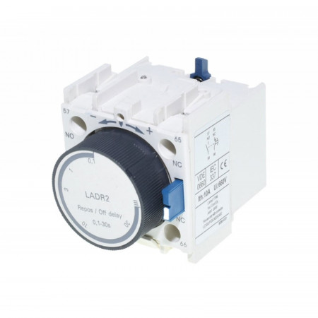 RELEU AUXILIAR (TIMER CONTACTOR) LADR2 / 0,1-30SEC