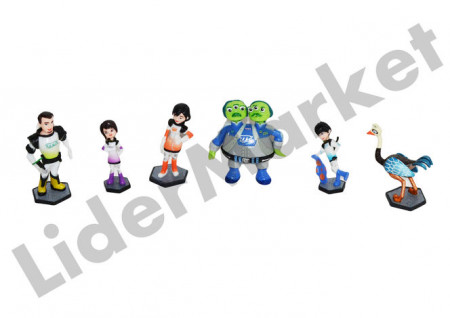 Set 6 figurine Miles - colectioneaza toate personajele !