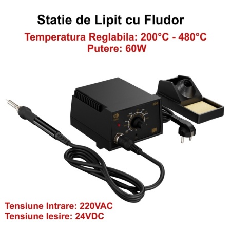 Statie de Lipit cu Fludor si Temperatura Reglabila 200°C - 480°C / 936A - Img 7