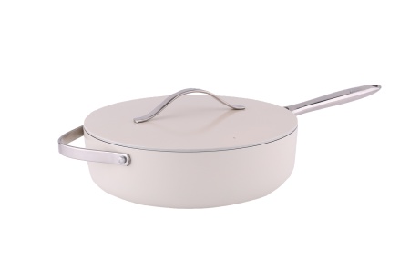 Tigaie inalta cu capac Zilan ZLN0880 din 5 straturi de material, maner inox, 28 cm