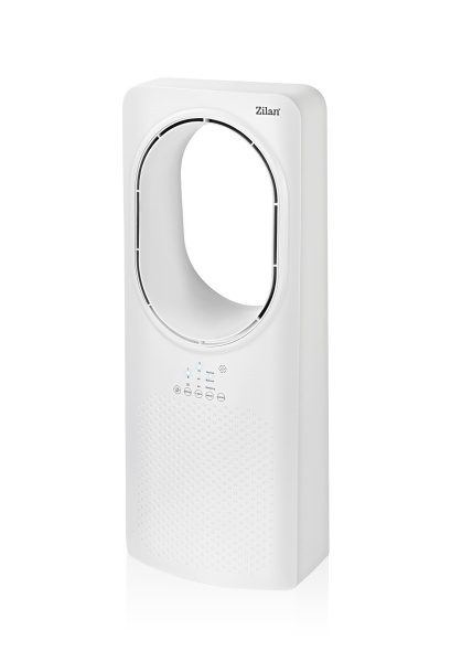 Ventilator fara palete Zilan ZLN1078, 50W, Timer, 3 trepte de viteza, 3 moduri presetate