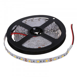 Banda LED 5050 - 12V alb-cald 60 led /m, IP20, 5 metri