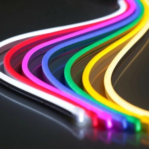 Banda LED COB neon flex - 288 led/m - IP65, 220V - 10W/ml, rola 5m