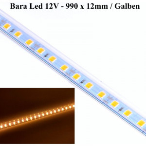 Bara cu 72 led SMD 5050, 12V, 990x12x1mm: albastru, rosu, verde, galben - Img 3