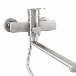 Baterie cada INOX pipa lunga si dus, Ermetiq