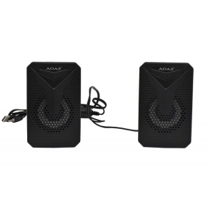 Boxe pentru calculator cu leduri RGB si USB E-005