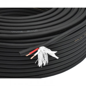 Cablu audio profesional rotund 2 x 2.5 mm2 cu bumbac, 8mm - 100m / rola - Img 2