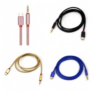 Cablu usb tip C- jack 3,5 tata auxiliar 100 cm