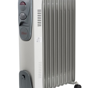 Calorifer electric ZILAN ZLN-2111, 9 elementi, Putere 2000 W, 3 trepte de putere, Termostat de siguranta, Termostat reglabil