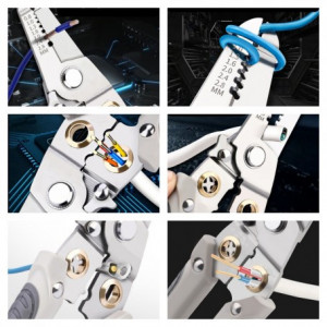 Cleste multifunctional pentru cabluri 6 in1 - Img 7