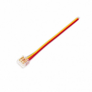Conector Banda LED SMD Monocolor 8mm 3 Pini cu Cablu 10cm Set 10 Buc YCA3P-8-1 - Img 3