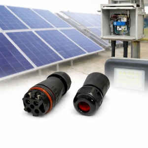 Conector Electric Etans M20 IP68, 2 Pini Waterproof pentru Sisteme Solare si Led (set 10buc) - Img 2