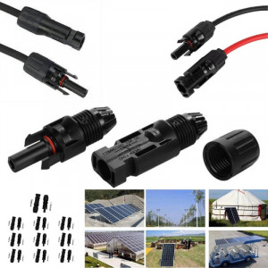 Conector MC4 de sistem solar fotovoltaic - KIT 10 x set F/M - Img 2