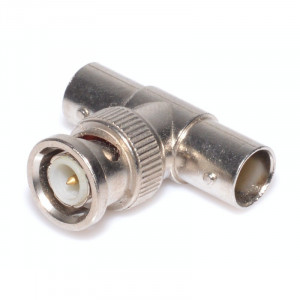 Conector teu BNC 1 tata - 2 mama