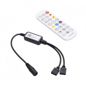 Controler RGB 24 taste cu 2 ieșiri și Magic Smart - 144W