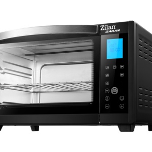 Cuptor electric digital ZILAN ZLN-3734,NEGRU Capacitate 28L, Putere 1600W, Geam dublu, Temporizator 180 min, Temperatura maxima 230 grade celsius,
