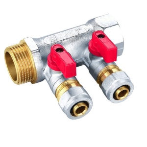 Distribuitor pexal 16mm*3/4"/2cai-rosu
