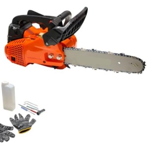 Drujba de mana pe benzina , 1.2 cp, pentru constructii, lama 12 inch, 25.4 cc - Img 2
