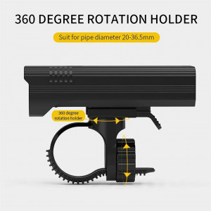 Far aliaj 6 LED, 450 lumeni, 5 moduri luminare, capacitate baterie 5200 mAh - Img 8
