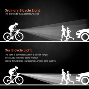 Far bicicletă LED 1200 lumeni, 5 moduri iluminare, USB, waterproof IPX4, carcasă aluminiu, montare ghidon - Img 2