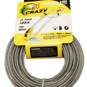 Fir taietor cu insertie metalica 15m - 3mm (sectiune rotunda) motocoasa