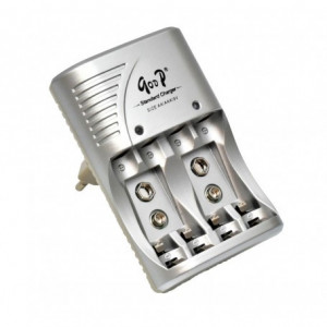 Incarcator de acumulatori R3 AAA, R6 AA, 9V F22 - Img 1