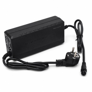 Incarcator LiFePO4 12V 10A 14.6V cu mufa aviator GX16-3