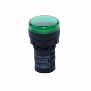 Indicator Martor Verde 220V AD16-22DS/V - Img 4