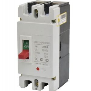 Intrerupator de circuit solar MCCB 2P-250A / 1000V DC - Img 3