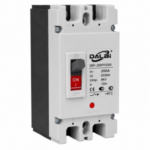 Intrerupator MCCB DC 2P 200A 500V pentru Panouri Fotovoltaice - Img 6