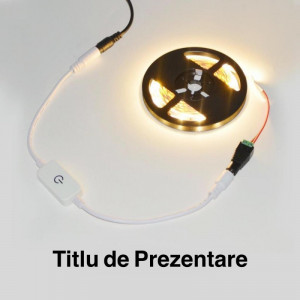 Intrerupator touch LED reglabil , DC 2,1 - Img 4