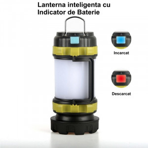 Lanterna multifunctionala cu led T6 - 100W - Img 5