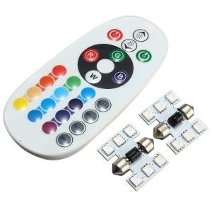 Led RGB Auto cu Telecomanda diferite marimi