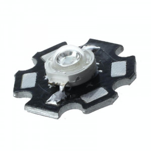Led SMD 1W cu radiator lumina alb-rece 6500K - Img 3