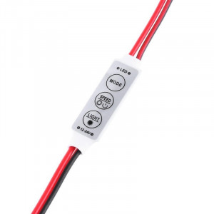 Mini Controler Banda Led Monocolora pe Fir ,5-24V - Img 2