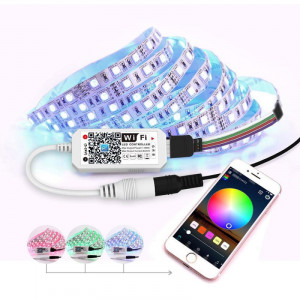 Mini controler smart RGB LED cu WiFi 5-24V - Img 3