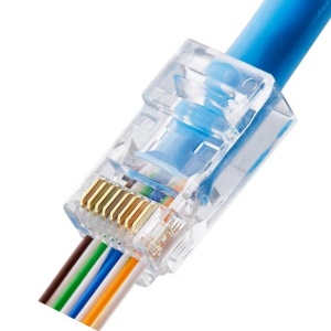 Mufa UTP plastic CAT6E + CUT 100 buc / set