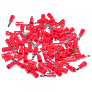 Papuci Electrici Rosu Tata 2,8mm ,100buc/set - Img 2