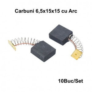 Perii Colectoare Carbuni 6,5x15x15 cu Arc - 10 Set/Punga - Img 2