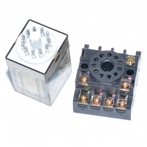 Releu Industrial 12V – DC / 11P Cu Soclu - Img 3