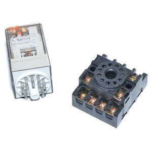 Releu Industrial 220V – AC / 11P Cu Soclu - Img 3