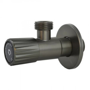 Robinet coltar inox fumuriu mat 1/2x1/2" - Img 3