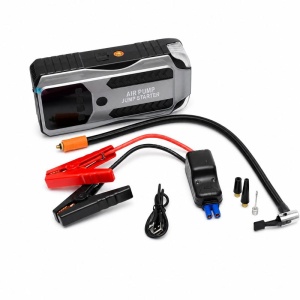 Robot Pornire Auto 12V 4000A Peak Compresor Digital 150PSI Power Bank Lanterna