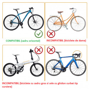 Scaun copil bicicleta cu ghidon si suport picioare, greutate maxima 20 kg, 1- 4 ani, negru - Img 4
