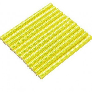 Set 12 ornamente din material reflectorizant pentru spite bicicleta, diferite culori - Img 4